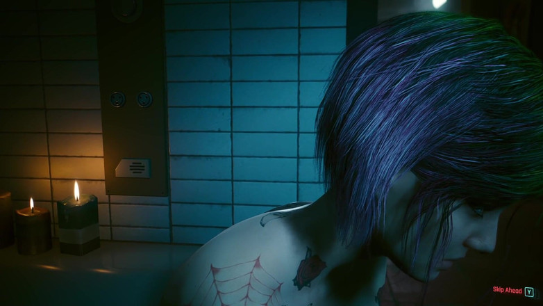 LewdArcade: Cyberpunk 2077 Judy Sex Scene - Pyramid Song Sex Scene Porn Game...