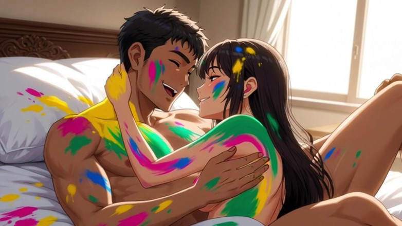 BabliBadmashx: Holi neukt Babli Bhabhi tijdens het neuken in Holi