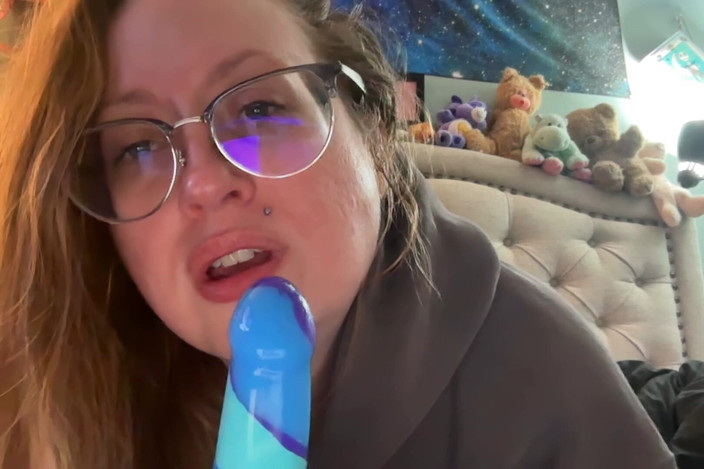 Honey Doll: Practicing My Blow Job Skills on a Dildo