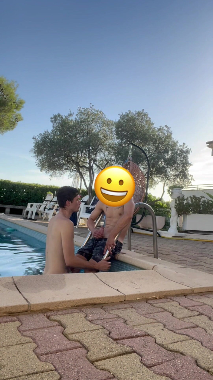 Gabriel Loma: Pool Party and Fun on the Staircase