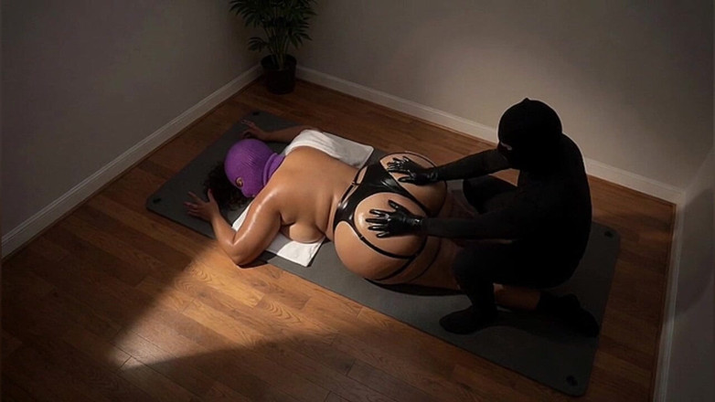Xprohibidox1: Naughty Teacher BBW Gets Oiled Face Down After Class