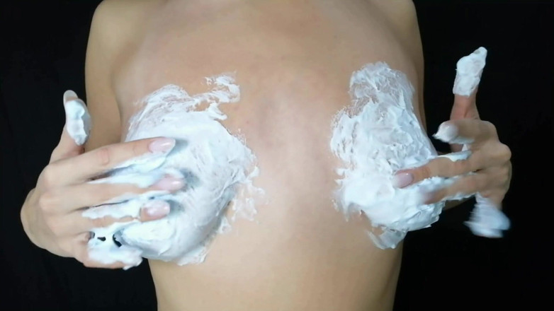 Nipple Stock: Boobs in foam