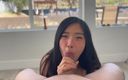 Asian couple uwu: Asian babysitter in miniskirt gets fucked
