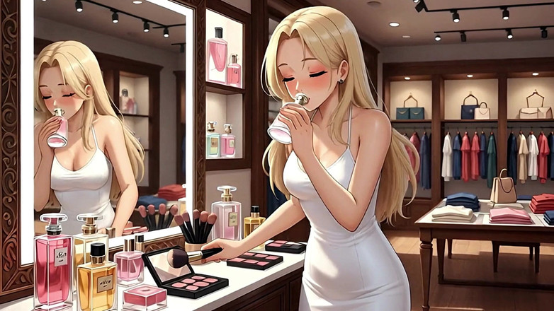 Goddess Topless: Торговый центр (аниме хентай Хентай Хэндом в видео от первого лица)