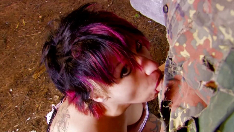 Deep Fuckers: Dirty alt teen slut rides big stiff cock