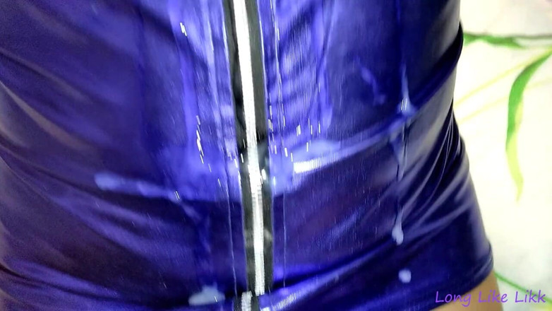 LongLikeLikk: 精液蓝色连衣裙