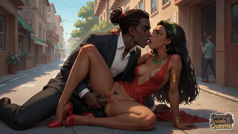 Ebony Anime Queens: Fantastic XXX with Crazy Ebony Sluts and Their Awesome XXX...