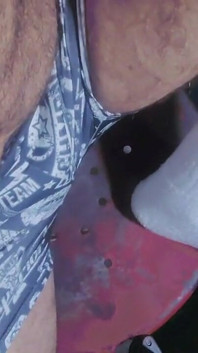Gray Boxer and White Socks (video 1)
