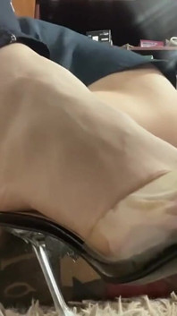 내 엉덩이를 힐과 요가 바지로 따먹어