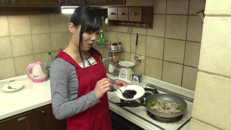 Caribbeancom: Spitroasted oriental brunette gets creampied