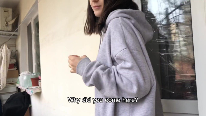 Sugary Kitty: She watched me while i jerked on the balcony, cutie...