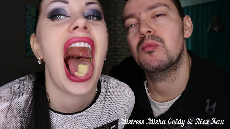 Goddess Misha Goldy: Coppia di giganti che ti fanno venire e mangiarti ti...