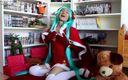 RosalinaxGirl: Miku X-betygsatt X-mas dildo knull förhandsvisning