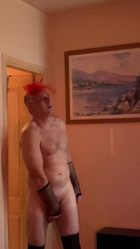 Old Man Masturbating