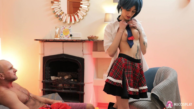 Nu Cosplay: Skinny Cock Sleeve Sasha Paige Ravished by a Veiny Dick