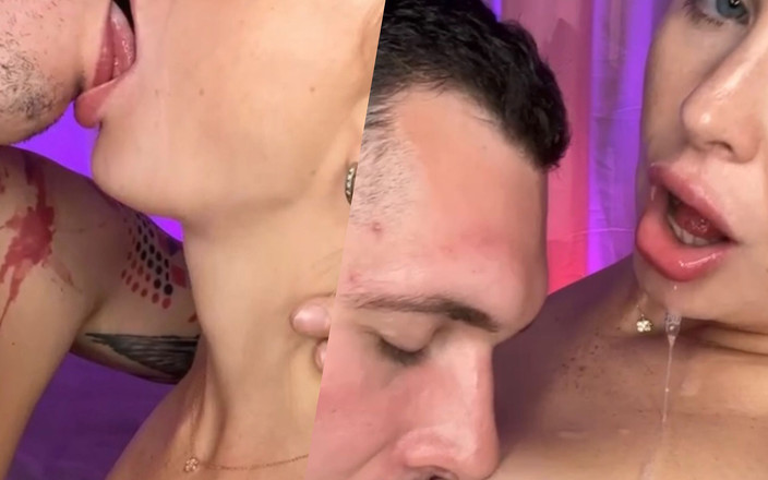 Kelsi69: Sabbernder Kuss