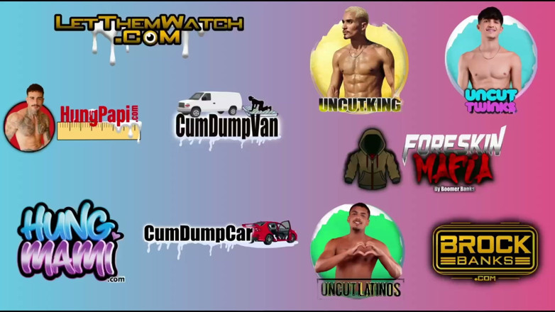 Let them watch: Group 2 Big Cocks Tag Team Muscle Ass Hardcore Cumshot