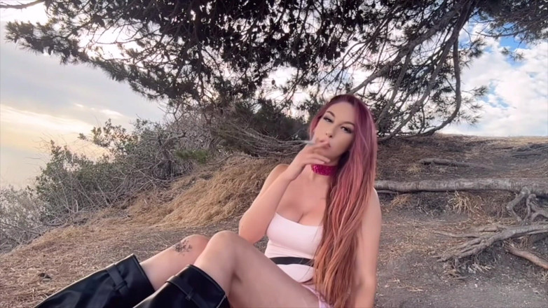 Artemisia Love: Artemisia Love Sexy Outdoor in Nature Showing Her Perfect Body
