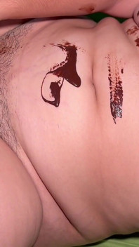 I Cover My Dildo in Chocolate, Rub It All Over My Tits & Pussy Then Fuck Myself Until I Cum
