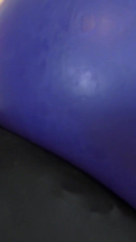 Blue Latex Dress Facesitting!