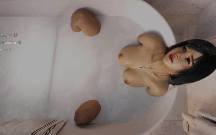 Dirty GamesXxX: LISA: Hot girl masturbates in the tub ep.40