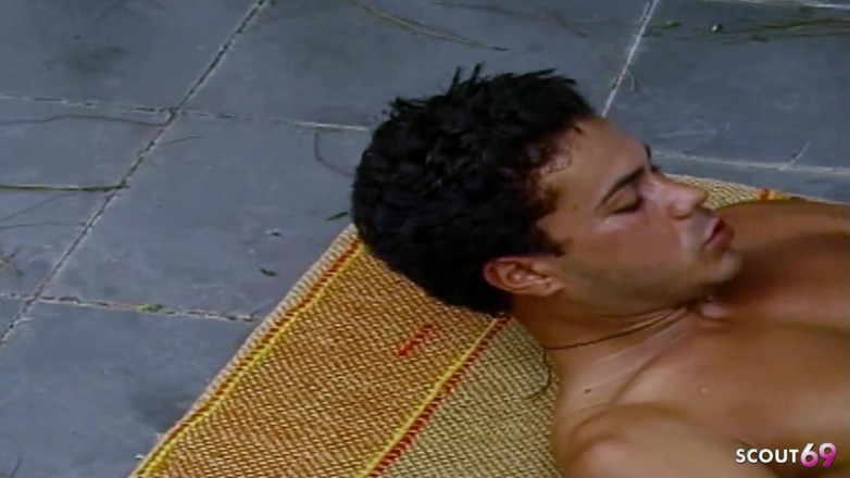 Shemale TS Collection: Блондинку з великими цицьками відтрахали на відкритому повітрі в тугу дупу