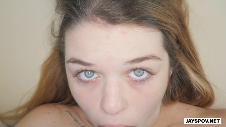 JAYS POV: Anastasia - First Day Of Porn Blowjob