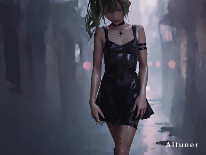 AItuner: पन्ना जुड़वां पूंछ, काला चोकर - रात पर नियंत्रण रखें और अंत तक वहीं रहें।