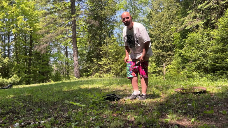 Bigwhitecock: Getting Naked Outside