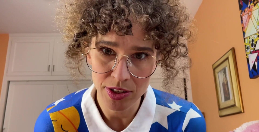 VibeWithMommy: Frau jizzle stiefmutter hilft ihrem süßen jungen, nach einem entzückungs-Ereignis...