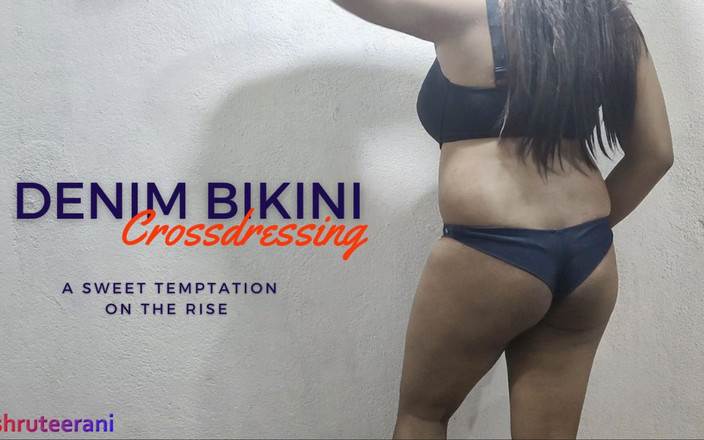 Shruteerani: Bikini mezclilla - travesti por mariquita india