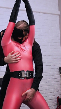Captured Superheroine Gets Interrogated by the Villain with Multiple Orgasms!
