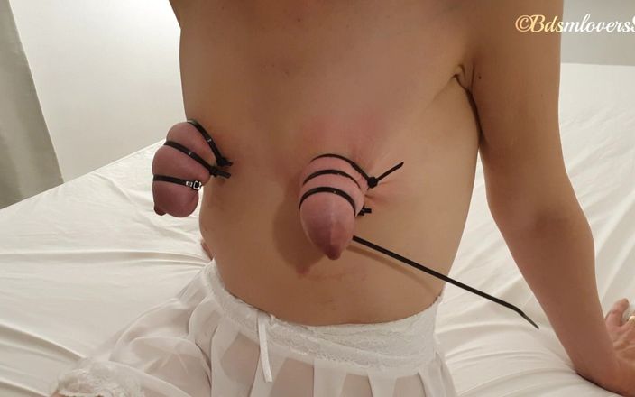 Bdsmlovers91: Zip-tied Tits Being Used - Colored Version