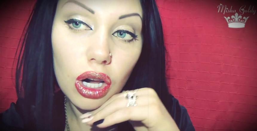 Goddess Misha Goldy: Ten obličej, který vám zničí život a peníze! Důl! Uctívej to!...