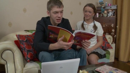 Backdoor Films: Cock hungry Russian teen loves being fucked in her both...