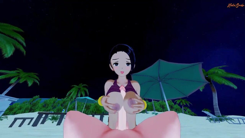 Hentai Smash: Kale gets fucked at the beach from your POV, titty...