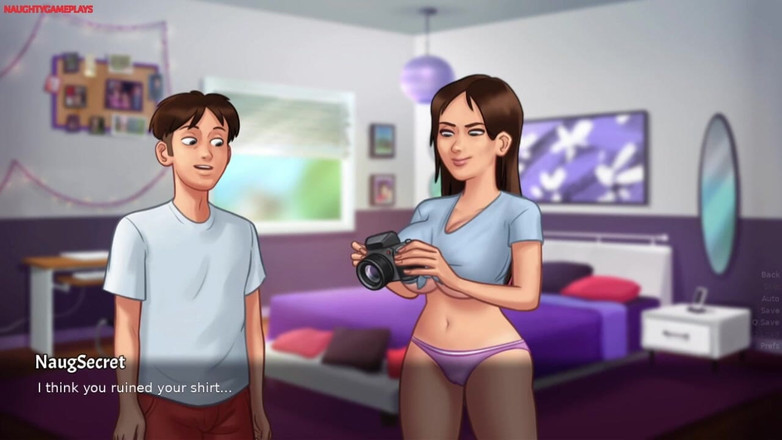 Naughty gameplays: Cerita musim panas dari darkcookie - gadis hot dengan toket besar...