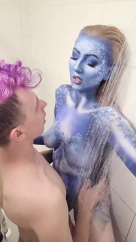 X-men mystique body usuwanie prysznic i jebanie