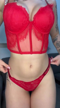 Wearing My Red Corset