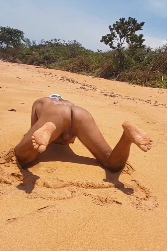 Ladysilvas: Ladysilva Compilation on the Naked Beach Showing off Her Hot...