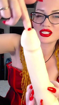 CBT JOI długi czerwony Nails.mp4