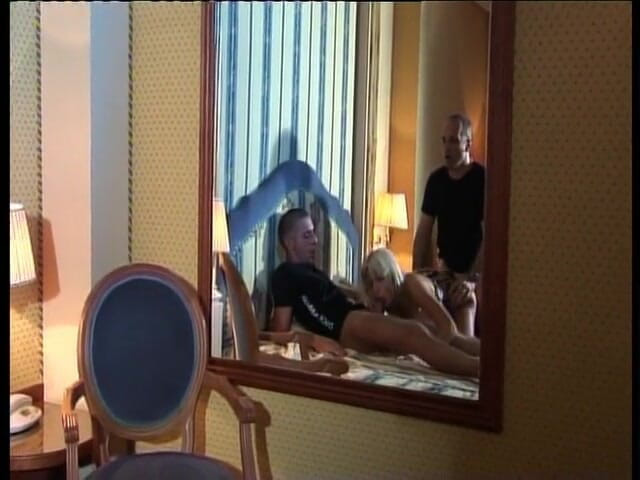 Just X Star: A blonde is hard banged in the pussy and the...