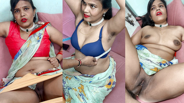 pinki_cute: Moosa tailor verführt und fickt pinki bhabhi während der messung...