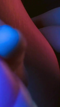 Young Girl with Beautiful Feet Masturbating with a Unicorn Horn Dildo