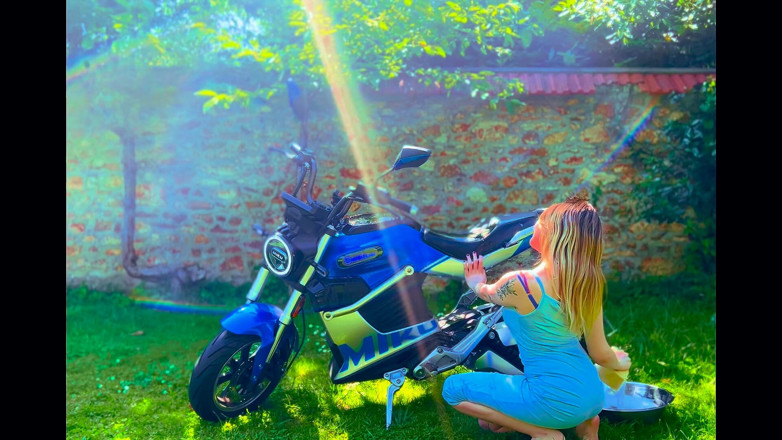 Stellafatale: Motorcycle Pussy Rub Wet Tease &amp; Orgasm