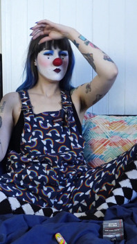 Hairy Clown Smokes