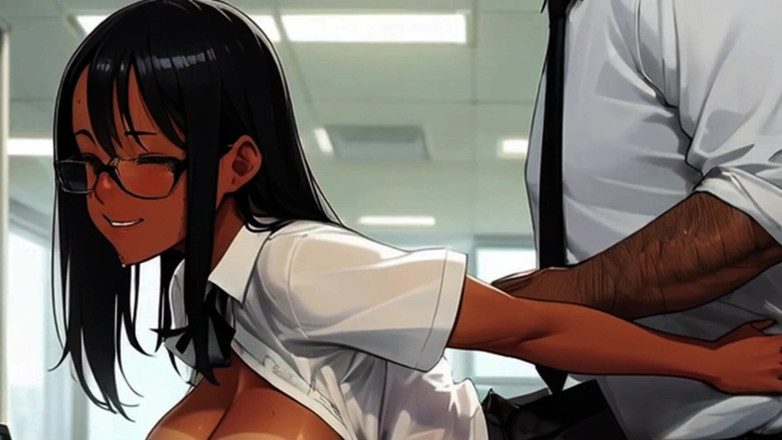 Spicy Toons: Beautiful Exotic Women Get Fucked at Their Desks