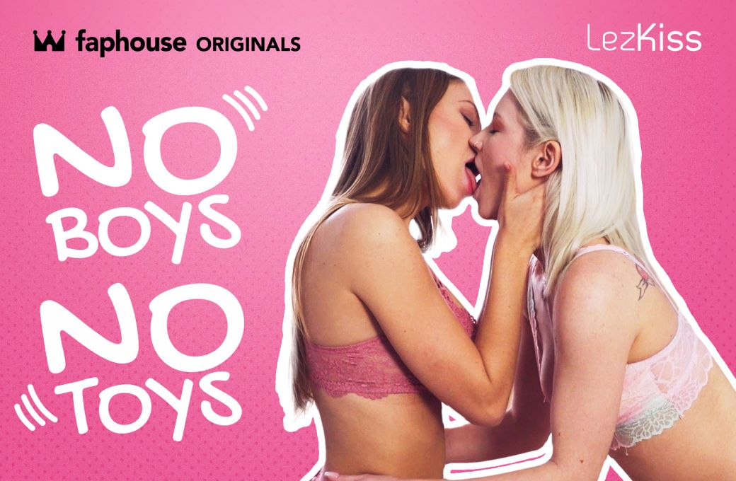 Stunning girls making out passionately in bed. That hot tongue kissing will drive you insane and once you’re ready for more you will receive the pleasure of them licking each other’s soaking wet pussies, moaning and enjoying it in their hot lingerie.
Nothing can beat your meat better than 2 hot lesbian babes!