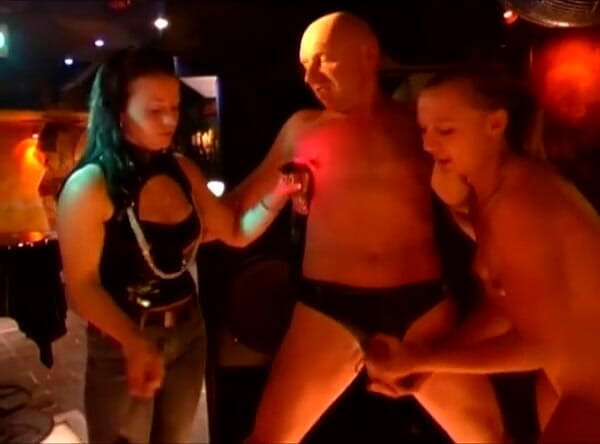 Femdom Sex: Double Domination CBT Handjob