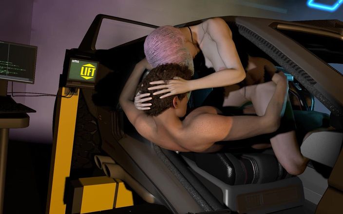 Wraith ward: Lucy कार में लंड चूस रही है । Cyberpunk Edgerunners